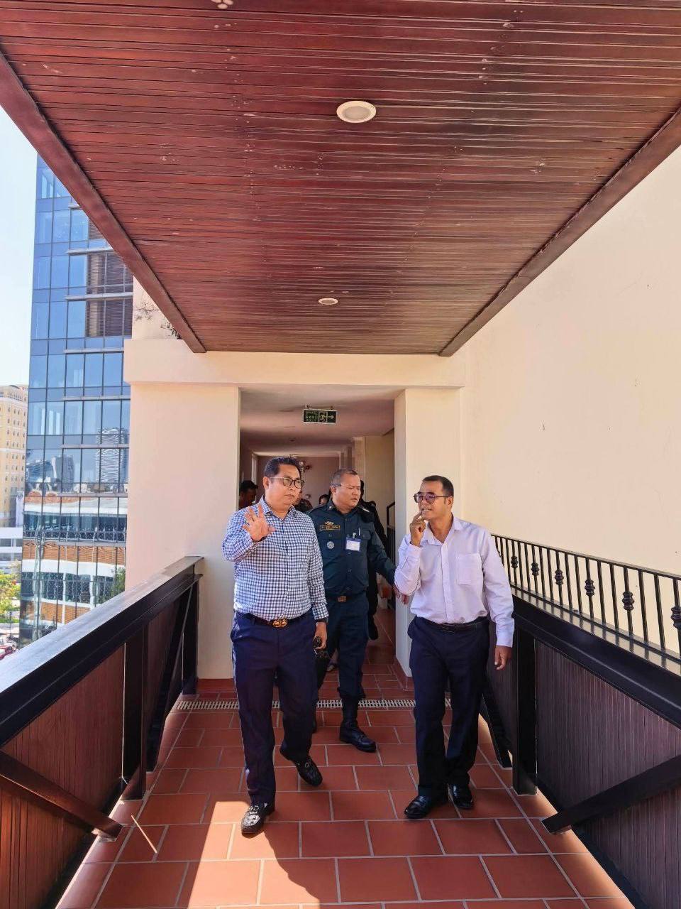 金边 Central Mansions 酒店公寓突击检查 确认无电诈