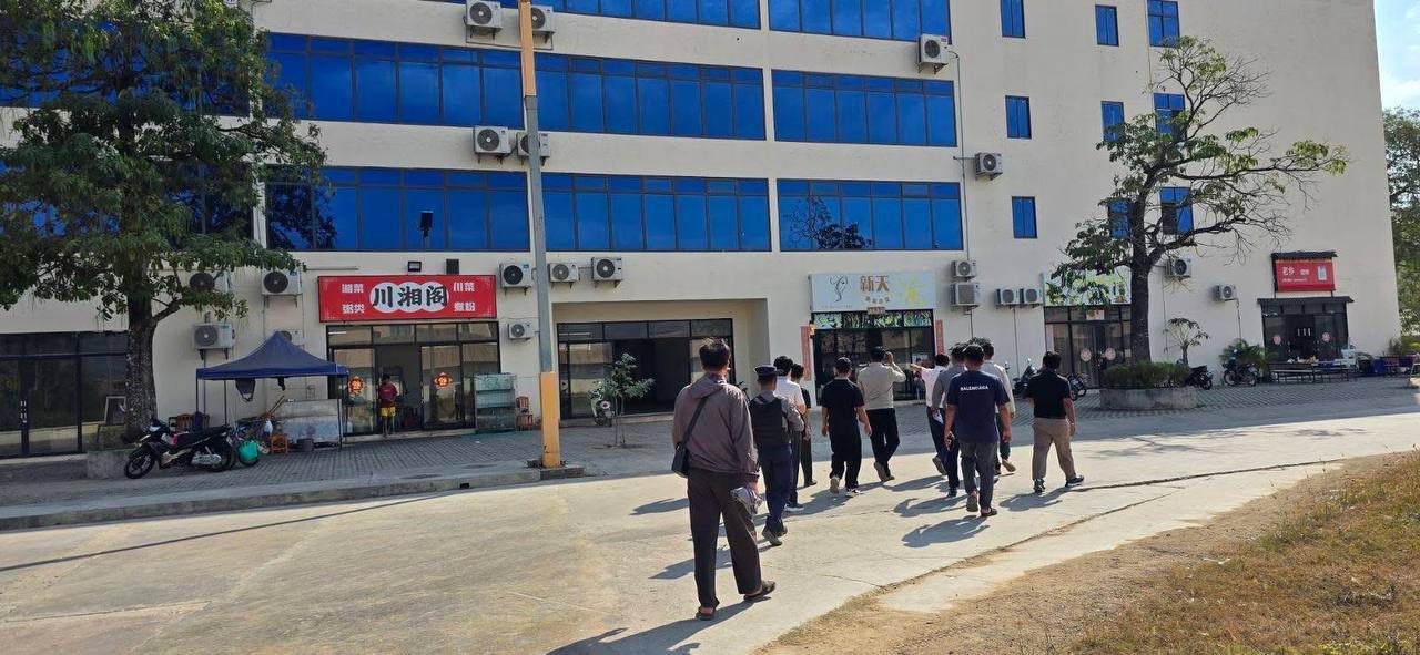 掸邦大其力市联合执法组突击检查度假村 未发现电信诈骗涉案人员与设备-缅北警务报道