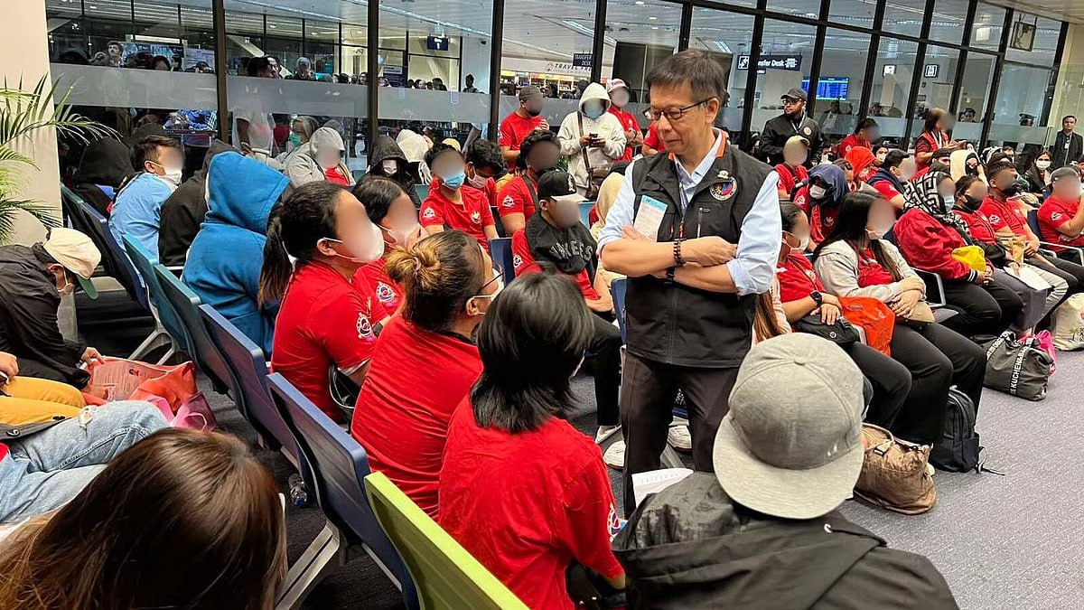 190名菲律宾人被遣返回国-缅北警务报道