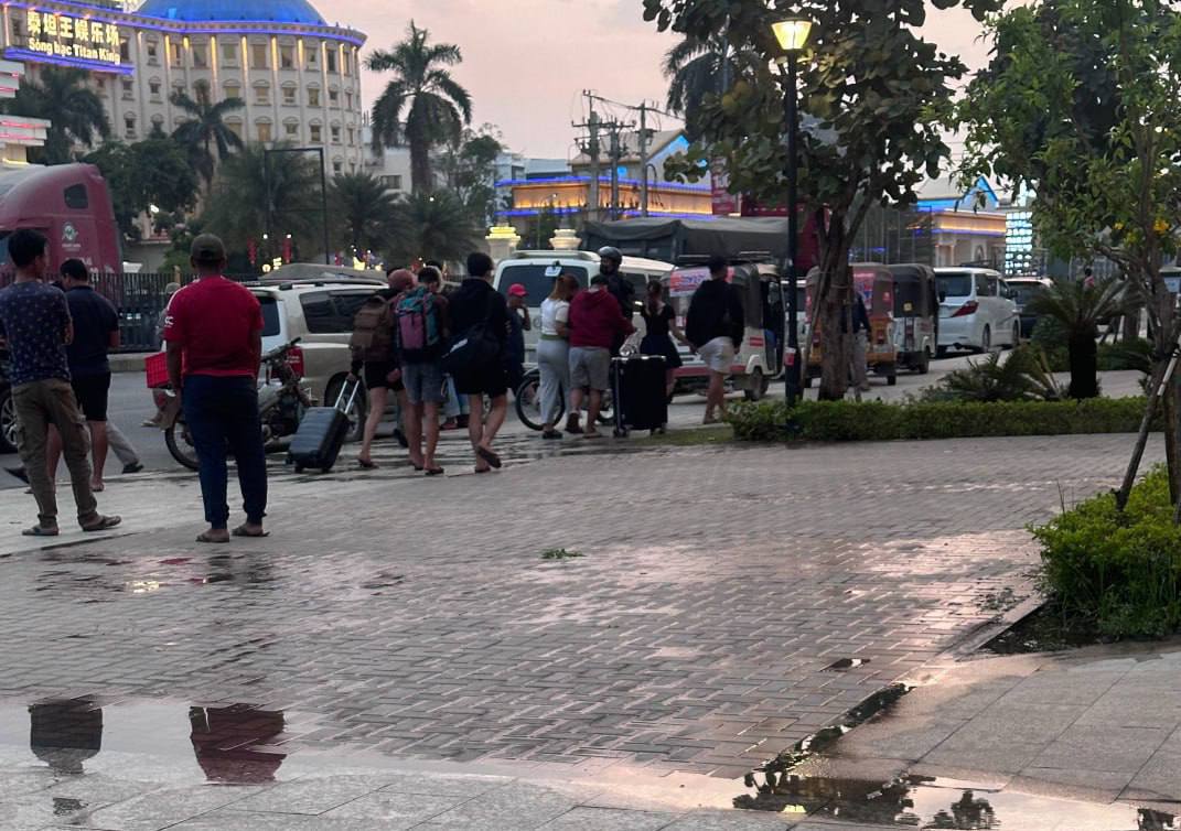 柬埔寨木牌大利来园区现撤离潮 涉诈人员集中跑路-缅北警务报道