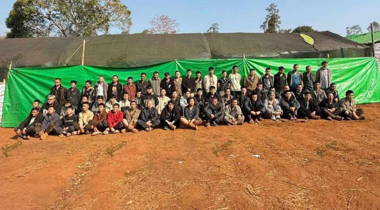 缅北孟崖镇一偏僻涉诈据点被捣毁 现场涉案人员均为中国籍