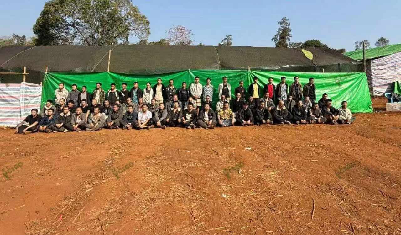 缅北孟崖镇一偏僻涉诈据点被捣毁 现场涉案人员均为中国籍