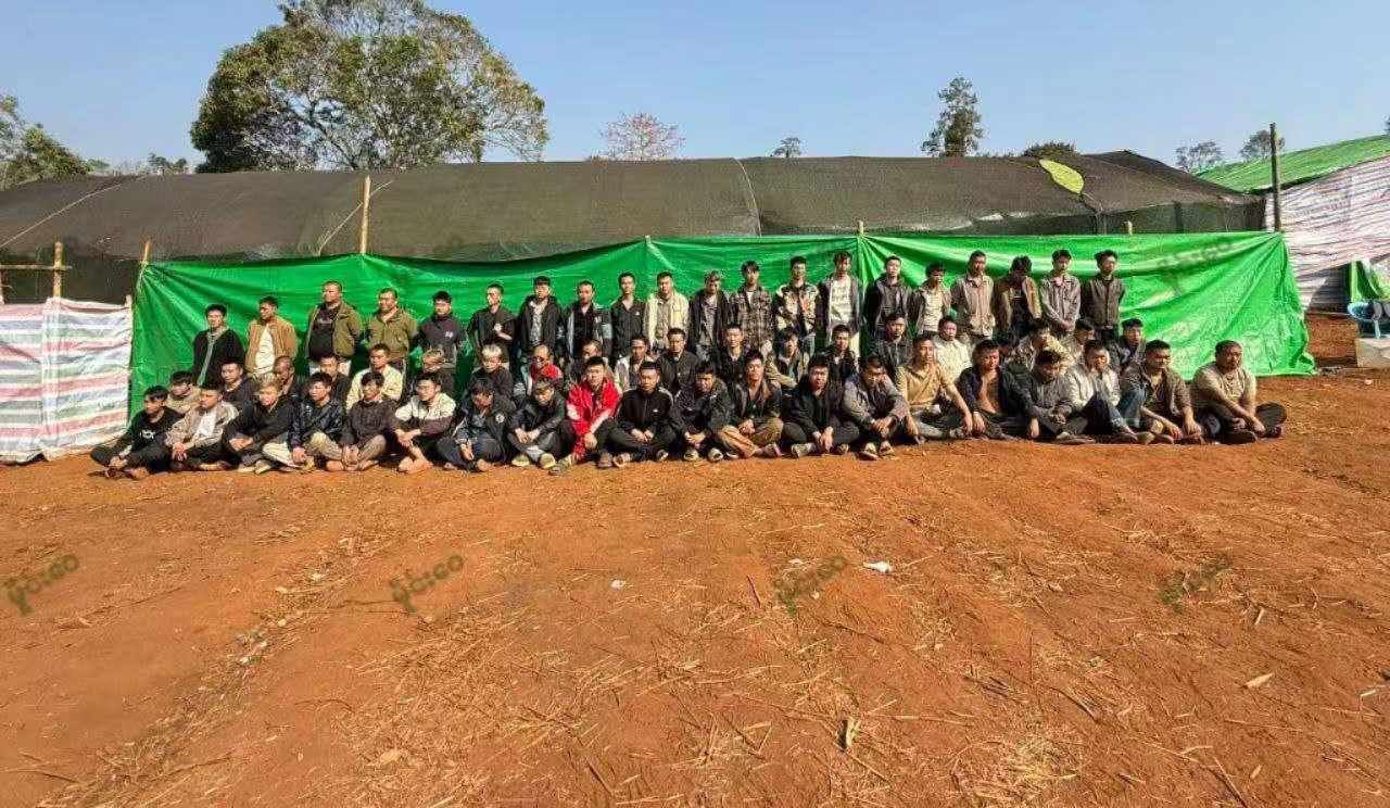 缅北孟崖镇一偏僻涉诈据点被捣毁 现场涉案人员均为中国籍