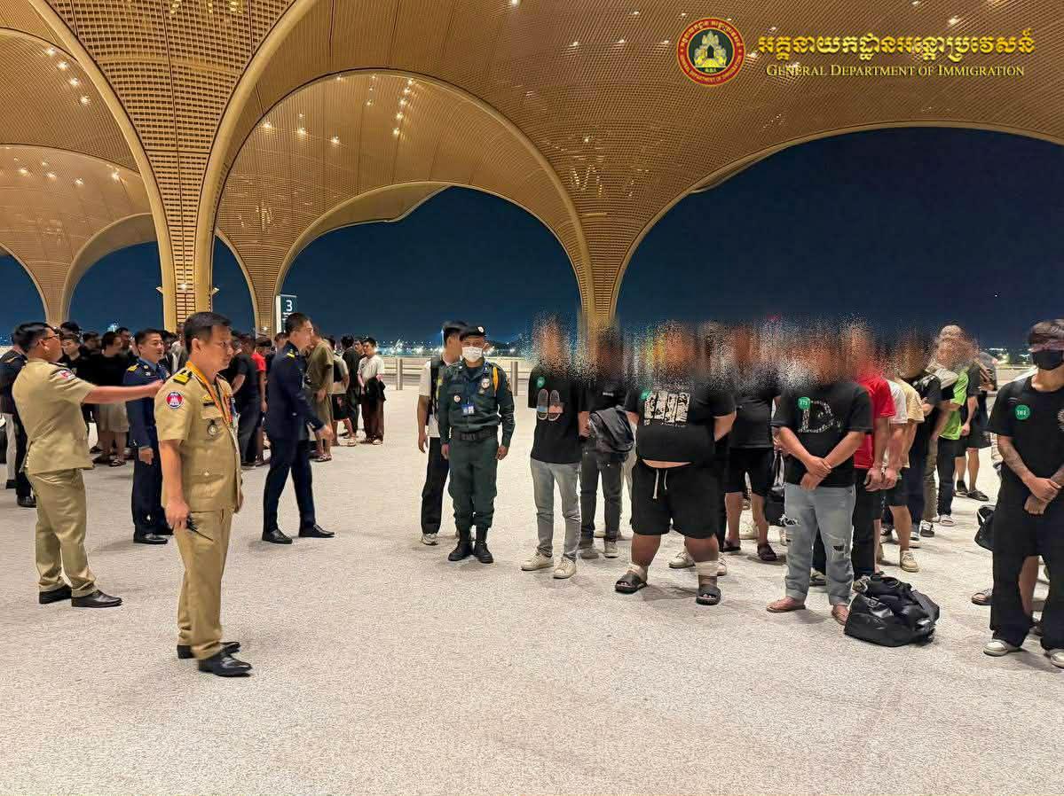 柬埔寨遣返 629 名非法居留及工作外国人 涉及 12 个国家