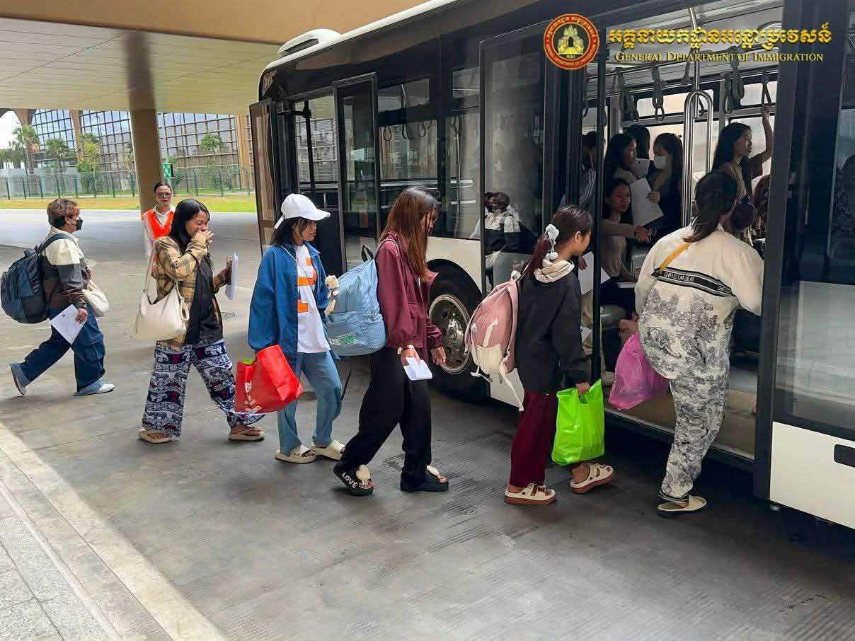 柬埔寨遣返 629 名非法居留及工作外国人 涉及 12 个国家