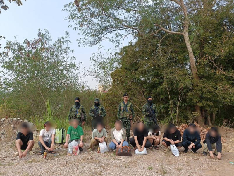 泰国逮捕10名从妙瓦底偷渡入境的中国人-缅北警务报道