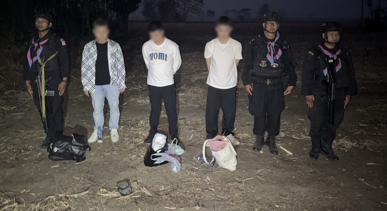 3名中国男子从柬埔寨偷渡入泰被捕，计划赴曼谷开店