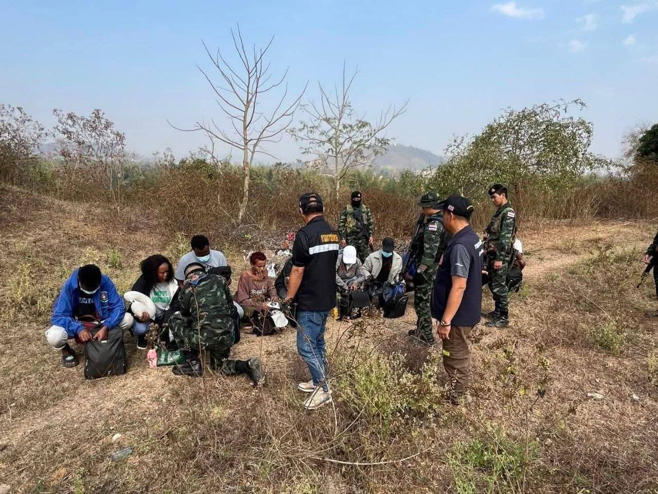 11名外籍人员从缅甸电诈窝点逃入泰国被拘