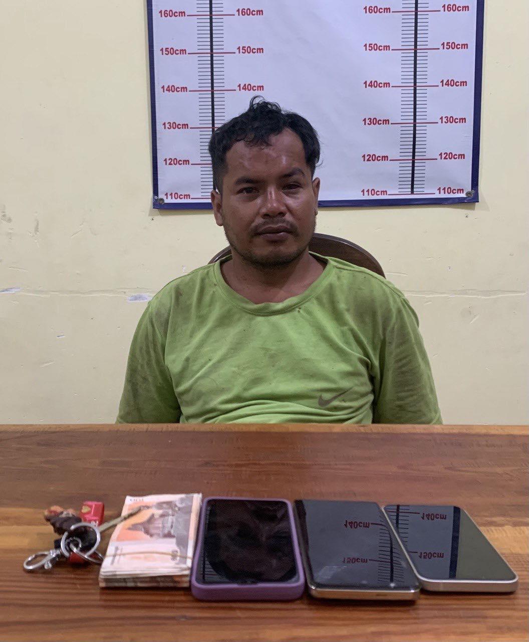 柬埔寨新闻 胶省斧劈亲姐案告破 嫌犯潜逃两日后凌晨被捕-缅北警务报道