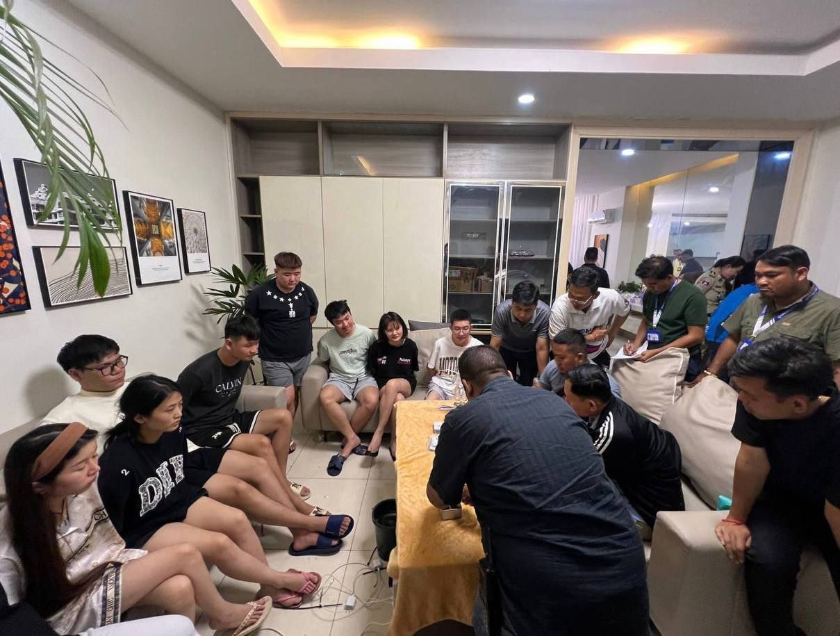 金边检查发现住所有13名外国人居住，其中包括5名女性（中国籍）