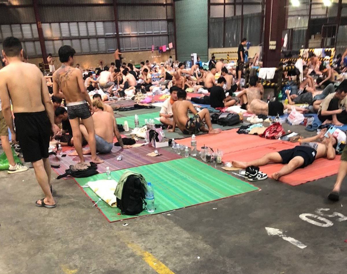 金边旧机场临时安置点现状-缅北警务报道