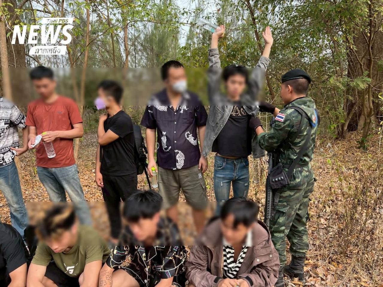 20名中国人从水沟谷电诈园区逃至泰国被捕-缅北警务报道